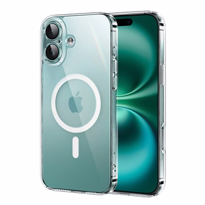 Ugreen Classy Läbipaistev Magnetic Ümbris jaoks iPhone 16 Plus - Läbipaistev