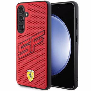 Ferrari Big SF Perforated ümbris jaoks Samsung Galaxy S24 - punane