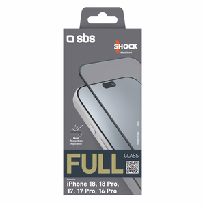 SBS Full Glass karastatud kaitseklaas mudelile iPhone 18 / 18 Pro / 17 / 17 Pro / 16 Pro
