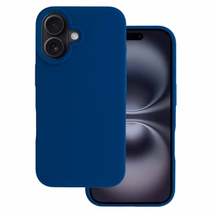 Tel Protect Silicone Premium jaoks Iphone 16 tumesinine