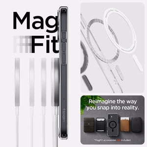 SPIGEN ümbris ULTRA HYBRID MAG compatible with MagSafe jaoks IPHONE 16 Plus must