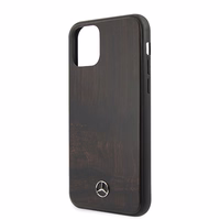 Mercedes Wood Line Rosewood ümbris iPhone 11 Pro Max'ile - pruun