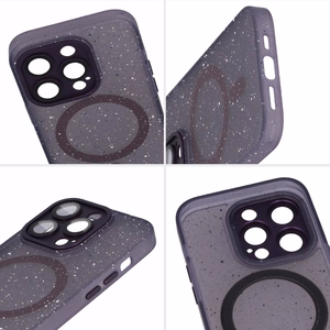 Tel Protect Magnetic Splash Frosted Ümbris jaoks Iphone 15 Pro Purple