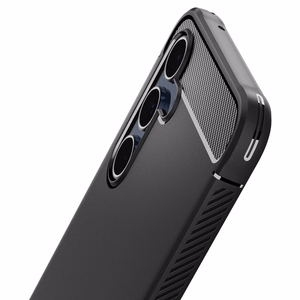 Spigen Rugged Armor ümbris seadmele Samsung Galaxy A55 5G, mattmust