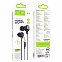 HOCO wire kõrvaklapid Jack 3,5 mm with microphone M116 must