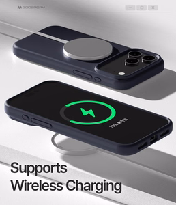 Ümbris Mercury Pure Magsafe Silicon Ümbris Apple iPhone 17 Pro dark sinine