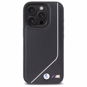 BMW M Perforated Twisted Line MagSafe ümbris jaoks iPhone 16 Pro - must