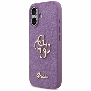 Guess Fixed Glitter Big 4G ümbris jaoks iPhone 17 - lilla