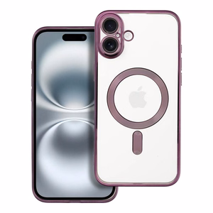 ELECTRO MAG COVER case compatible with MagSafe jaoks IPHONE 16 Plus deep lilla