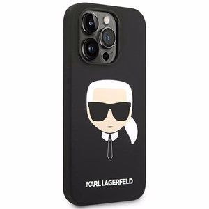 Karl Lagerfeld silikoonist Karl's Head ümbris iPhone 14 Pro Max must