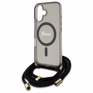 Guess Crossbody Cord Script MagSafe iPhone 16 Ümbris - must