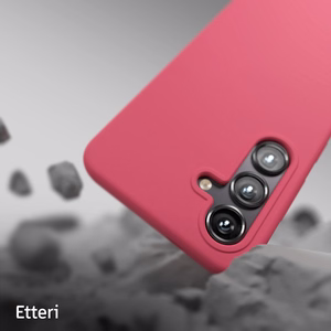 Etteri silikoonümbris Samsung Galaxy A36 5G, vaarikapunane