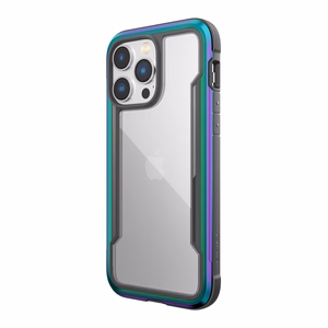 X-Doria Raptic Shield ümbris seadmele iPhone 14 Pro Max, alumiiniumist, läbinud 3 m kukkumiskatse, sillerdav