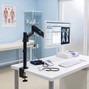 Maclean MC-775 monitor mount / stand 81.3 cm (32") hall Desk
