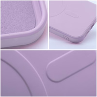 SILICONE MAG ÜMBRIS compatible with MagSafe jaoks SAMSUNG S24 FE roosa