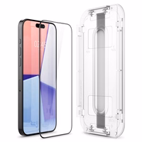 Spigen Glas.tR EZ Fit FC Karastatud klaas jaoks iPhone 15 Pro Max - must 2 pcs.