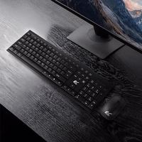 NanoRS Wireless Keyboard and Mouse Combo with Ergonomic Design – RS580 for Smooth and Efficient Use