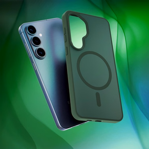 Samsung Galaxy S26 – 3mk Smoke MagCase roheline telefoniümbris