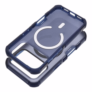 Case for iPhone 17 Forcell F-Protect BumperX Premium compatible with MagSafe navy blue