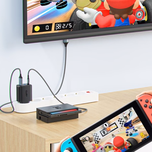 Acefast 2in1 Laadija GaN 65W USB Type C / USB, adapter adapter HDMI 4K @ 60Hz (set with kaabel) valge (A17 valge)