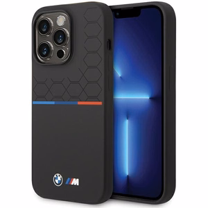 BMW Silicone Pattern чехол iPhone 15 Pro Max - чёрный