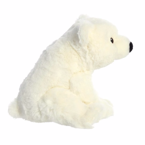Eco Nation keskkonnahoidlik istuva jääkaru plüüslelu, 19 cm