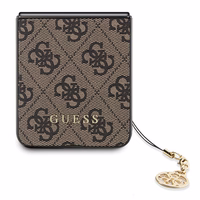 Guess 4G Charms Collection ümbris jaoks Samsung Galaxy Z Flip 5 - brown