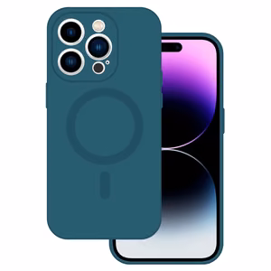 TEL PROTECT MagSilicone Ümbris jaoks Iphone 14 sinine