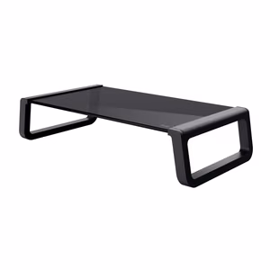 TRUST MONTA klaasist monitori alus must 25271
