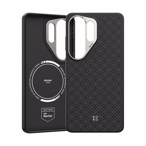 Benks Magnetic Armor Pro Armor Grid Kevlar Ümbris Metal Frame 600D (H050) for Samsung Galaxy S26 Ultra must