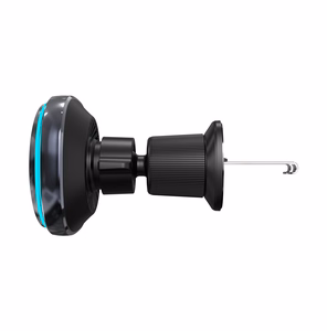 Wozinsky WCT5-Q6S2Y Car Holder with Qi/MagSafe 15W Inductive Charger for Ventilation Grill with Fan - Black