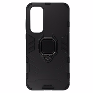Ring Armor Ümbris jaoks Samsung Galaxy A35 Must