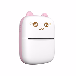 HURC9 Bluetooth Mini Kitty termoprinter rakendusega - roosa