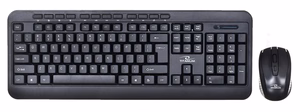 TITANUM TK109 juhtmevaba komplekt – USB klaviatuur + hiir must