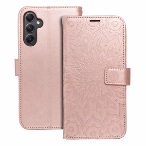 MEZZO Book ümbris jaoks SAMSUNG A34 5G mandala rose kuldne