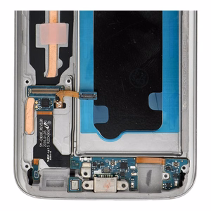 FixCell display LCD SAMSUNG S7 with frame kuldne (refub)