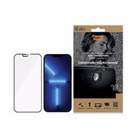 PanzerGlass E2E Microfracture Antibacterial Glass with Camera Cover with Swarovsky Crystal jaoks iPhone 13 Pro Max - with Must Raamiga