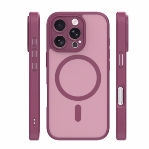 Mag Matt Чехол для iPhone 16 Pro Max 6,9" бордовый защита камеры