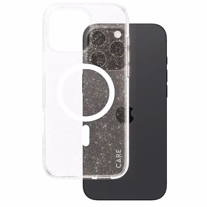 CARE by PanzerGlass Flagship Star Lit Ümbris iPhone 16 Pro Max 6.9" valge/valge MagSafe 1344