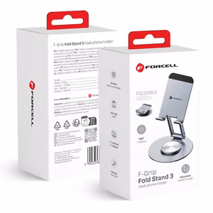Desk hoidja jaoks phone / tablet foldable Forcell F-Grip Fold Alus 3 360 hall