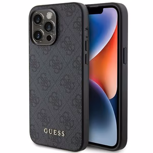 Guess 4G Metal kuldne Logo iPhone 15 Pro Max Ümbris - hall