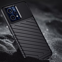 Thunder Case Paindlik soomustatud kate Realme 9 Pro + (9 Pro Plus) must