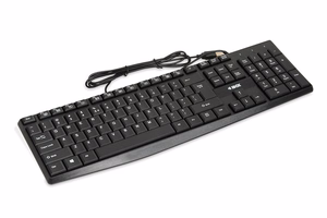 iBOX Eris USB klaviatuur, Must