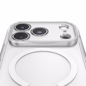 AmazingThing Titan Pro Lens ümbris mudelile iPhone 18 Pro, kaamerakaitsega ja paelakinnitusega, ühildub MagSafe'iga – värv: läbipaistev