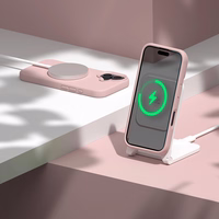 Etteri Silikoon Mag ümbris for iPhone 16e / 17e heleroosa