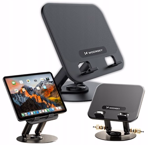 Wozinsky WRS-K75 swivel stand for laptop and tablet - black