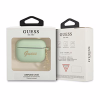 Guess GUAPLSCHSN AirPods Pro kate roheline/roheline Silikoonist Charm Heart Collection