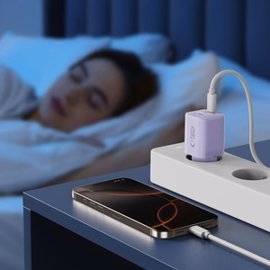 Tech-Protect NCM33 PD 33W QC3.0 USB-C / USB-C Wall Charger - Purple