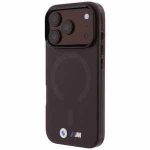 BMW M IML Frosted Metal Logo & Trims MagSafe ümbris mudelile iPhone 17 Pro / 18 Pro – bordoopunane