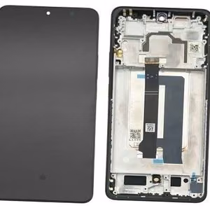 LCD ekraan Xiaomi Poco X6 Pro 5G puuteekraaniga koos raamiga must originaal (service pack)